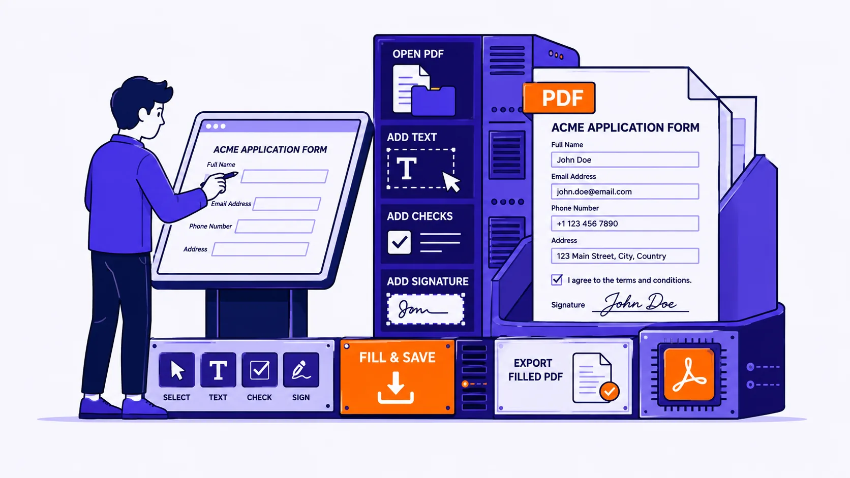 Featured image for How to fill in a PDF form that has no form fields